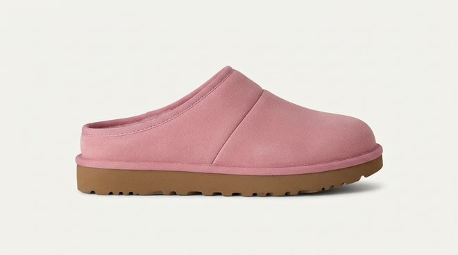 Slip-on clog, rose pink PB12