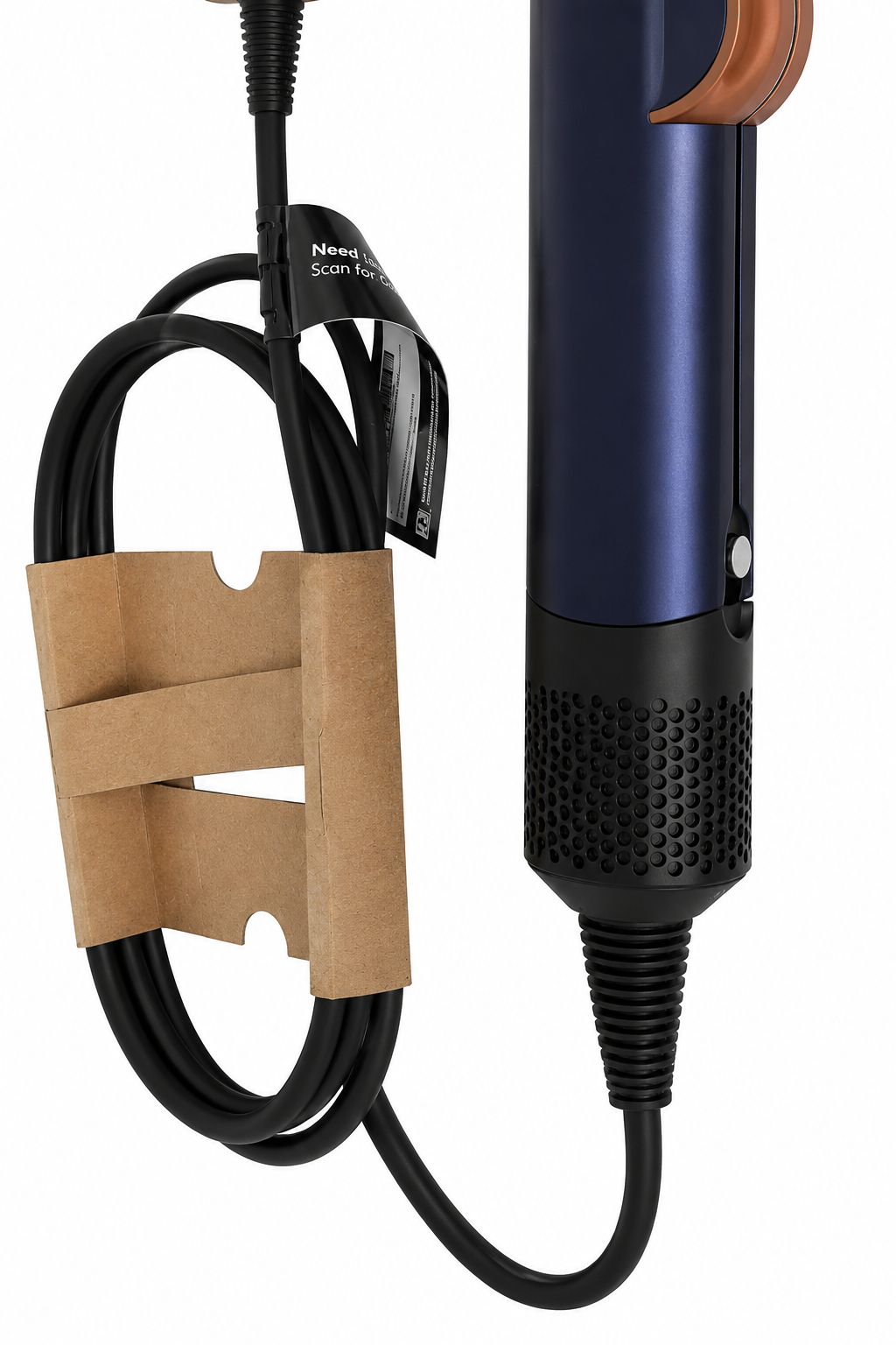 Wet-to-dry air straightener, black with copper trim EP02