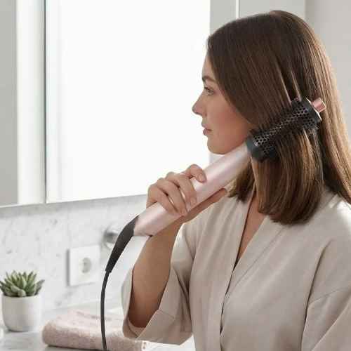 Multi-styler set, blush pink, curling barrels and brushes with case EP03