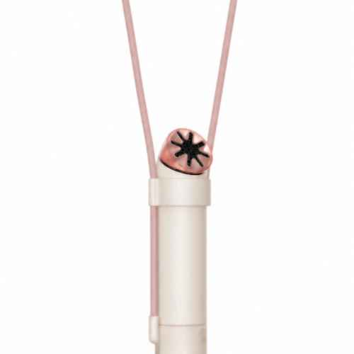 Compact bladeless cooling fan, blush and cream EP07