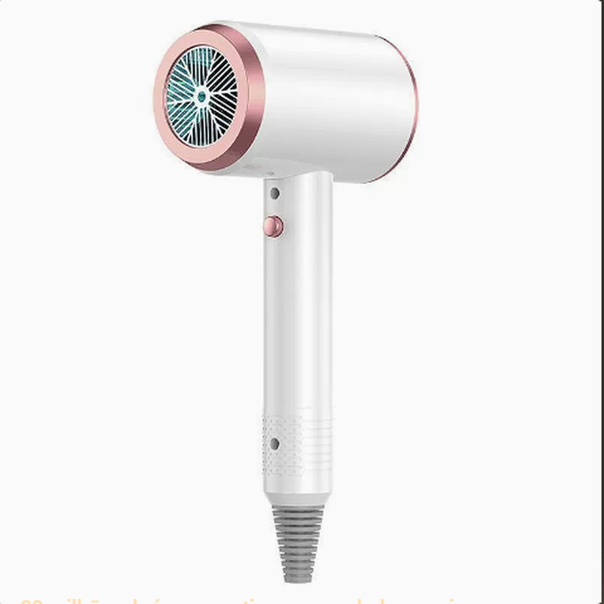Ionic hair dryer white rose gold