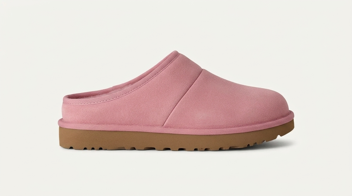 Slip-on clog, rose pink PB12