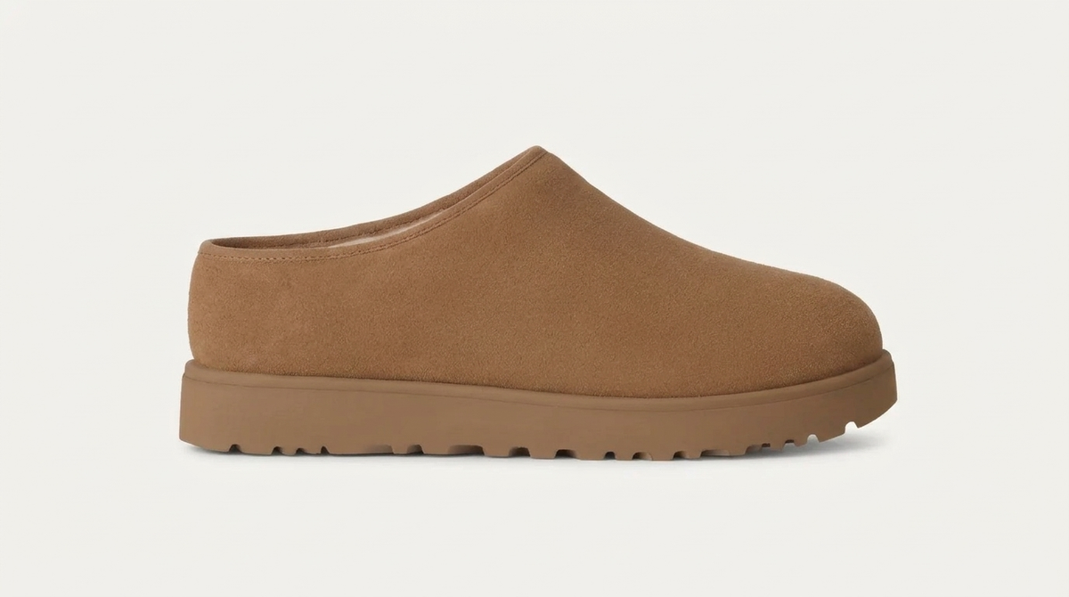 Low slip-on clog, chestnut PB28