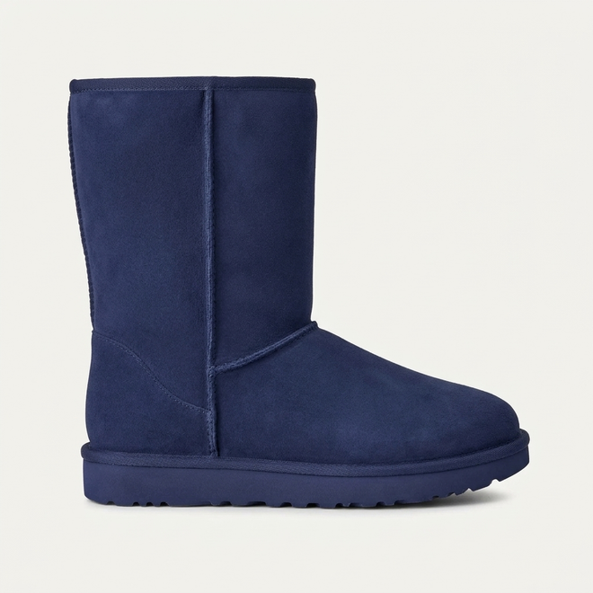 Short pull-on boot, navy PB29